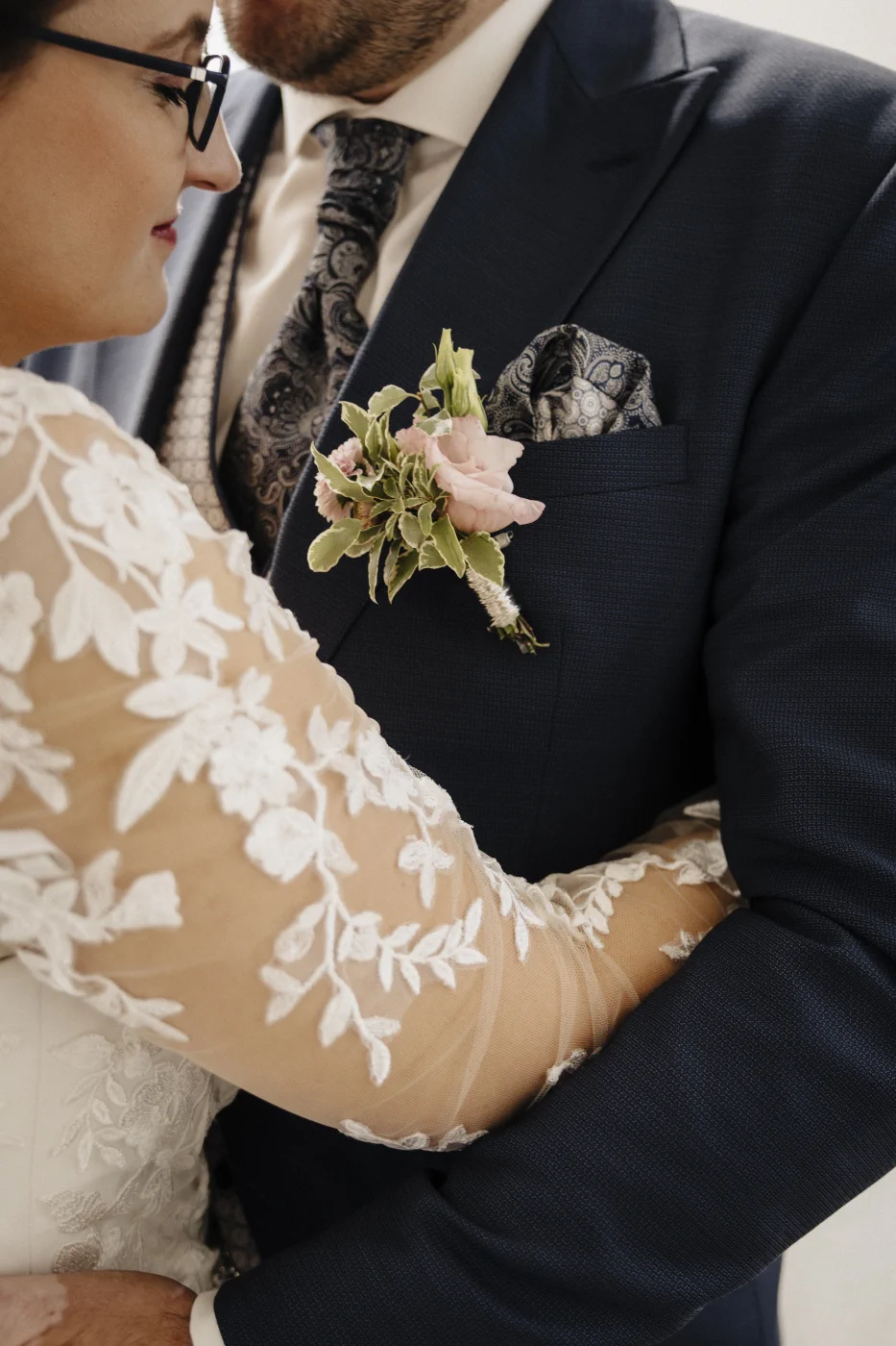 Hochzeit in rosacreme (Fotografin: Franzi Spindler)